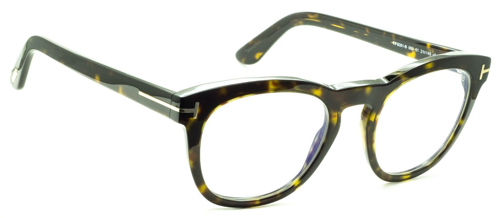 TOM FORD TF6081-B 052 51mm Blue Block Glasses Frames Eyewear RX - New Italy