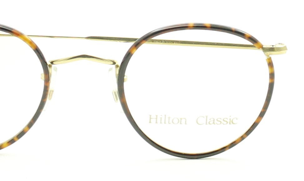 HILTON CLASSIC 1 (SAVILE ROW) Panto Tortoise 47x22mm Eyewear RX Optical - NOS