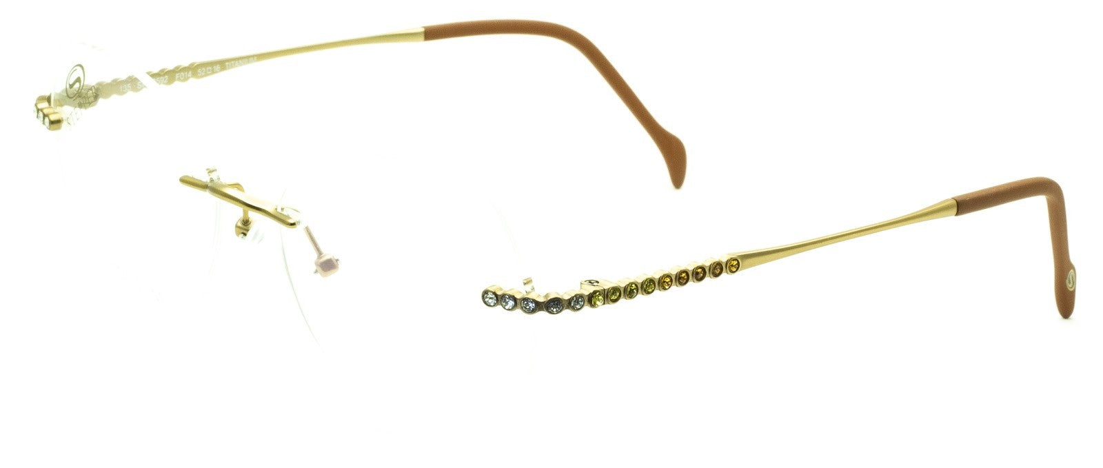 STEPPER SI-98592 F014 52mm Titanium Eyewear FRAMES RX Optical Eyeglasses Glasses