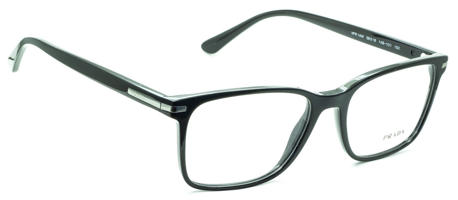 PRADA VPR 14W 1AB-1O1 56mm Eyewear FRAMES RX Optical Eyeglasses Glasses - Italy