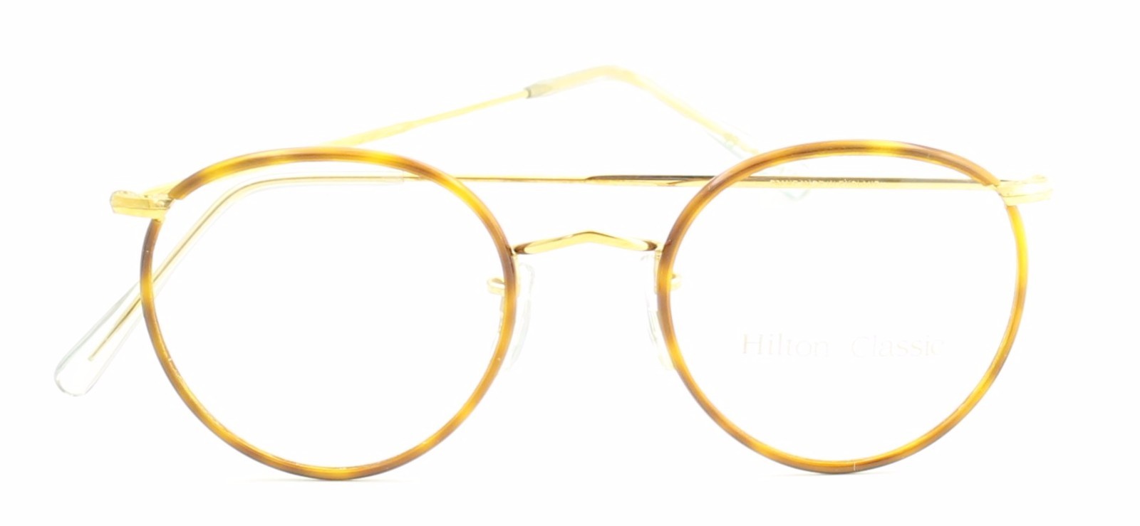 HILTON CLASSIC 1 (SAVILE ROW) Panto Blond 47x22mm Eyewear RX Optical - New NOS