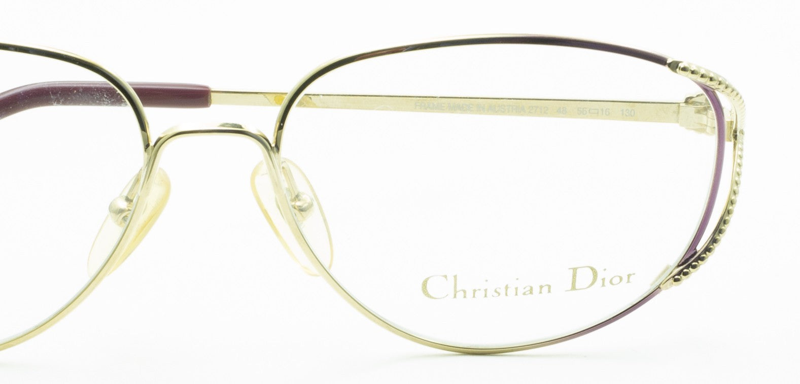 CHRISTIAN DIOR 2712 48 56mm Eyewear Glasses RX Optical FRAMES VINTAGE - Austria