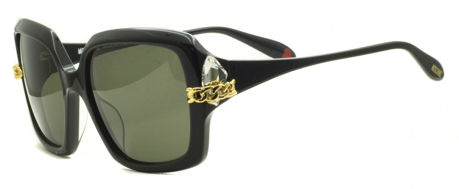 MOSCHINO MO769S01 Sunglasses Shades Black Eyewear FRAMES Glasses BNIB New Italy