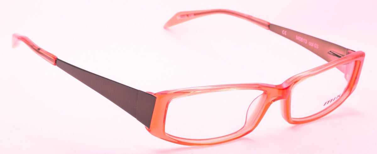 MIKLI M0613 03 Clear Red 54mm Eyewear RX Optical FRAMES Glasses Eyeglasses - New