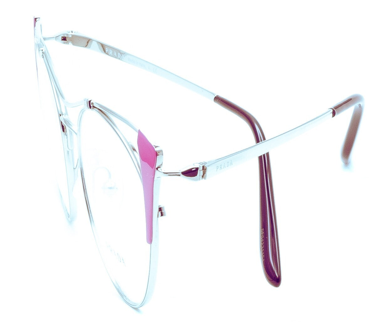 PRADA VPR 58V 332-1O1 53mm Eyewear FRAMES RX Optical Eyeglasses Glasses - Italy