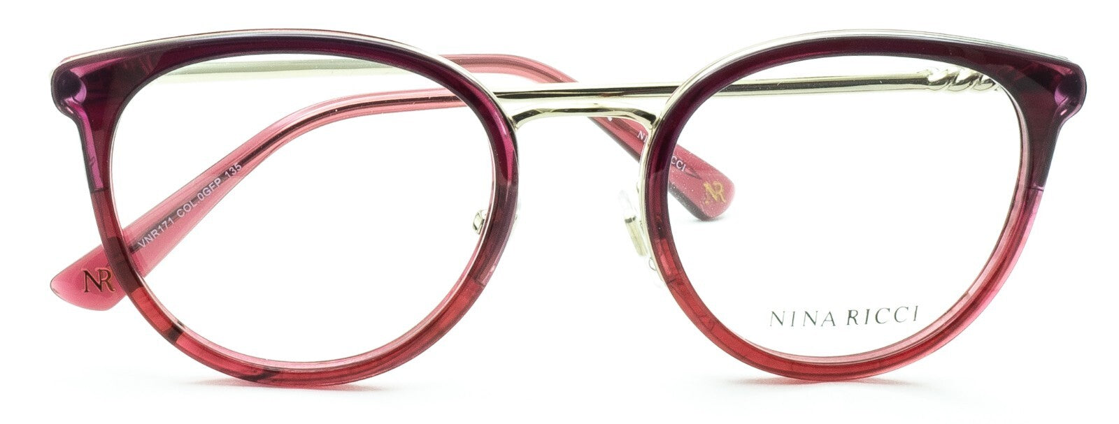 NINA RICCI VNR171 0GFP 49mm Eyewear FRAMES RX Optical Eyeglasses Glasses - New