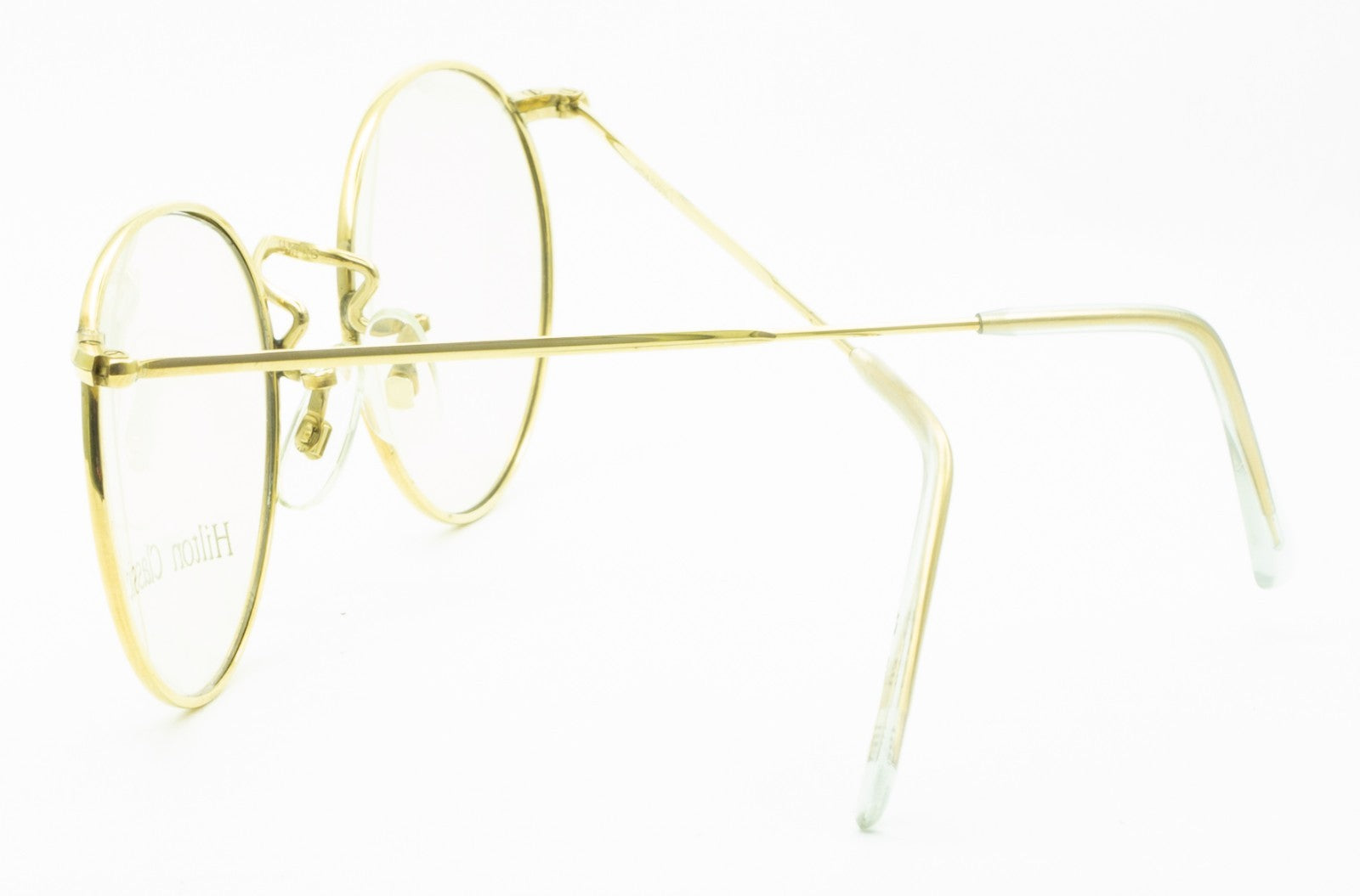 Hilton Classic 1 (SAVILE ROW) Panto Gold 47x20mm FRAMES RX Optical Glasses - NOS
