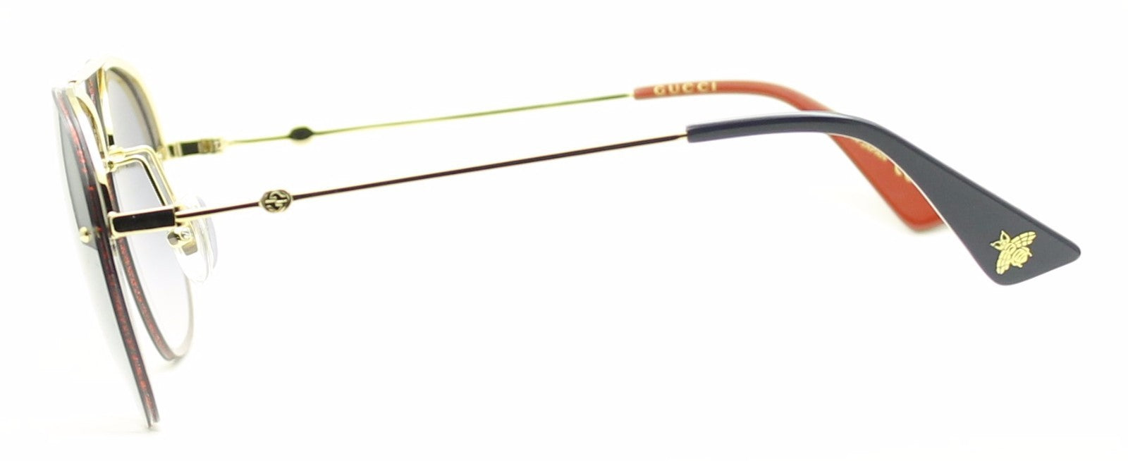 GUCCI GG 0227S 006 62mm Pilot Sunglasses Shades Eyewear Frames - New Japan