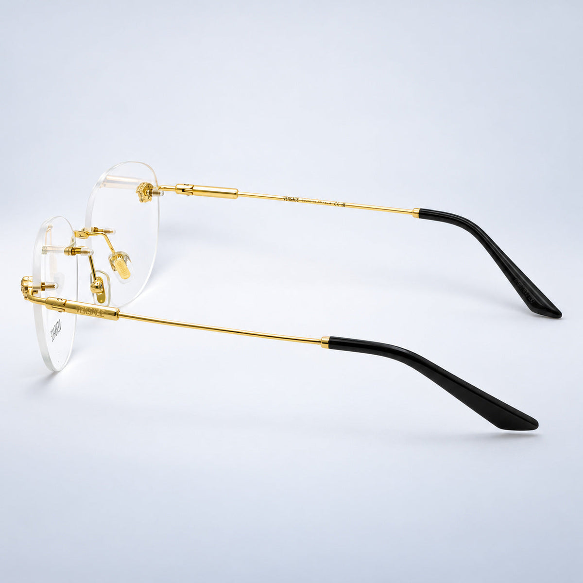 VERSACE MOD 1305 1002 55mm Eyewear FRAMES RX Optical Eyeglasses New - Italy
