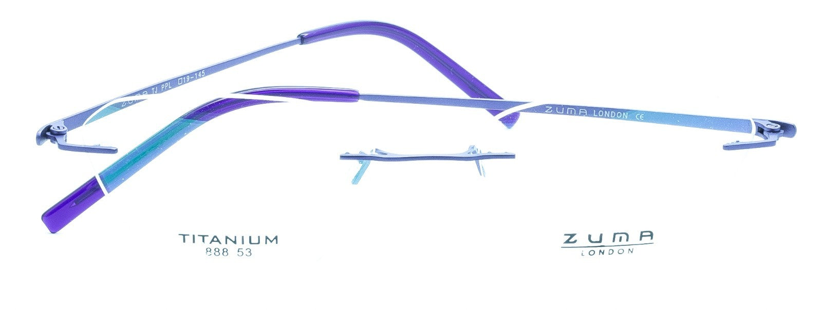 ZUMA LONDON TJ888 53mm Titanium Eyewear FRAMES RX Optical Eyeglasses - New UK
