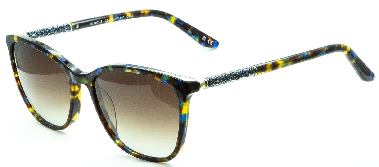 EYESPACE PALAZZO GL0207-S C2 56mm Cat 3 Sunglasses Shades Eyewear FRAMES - New