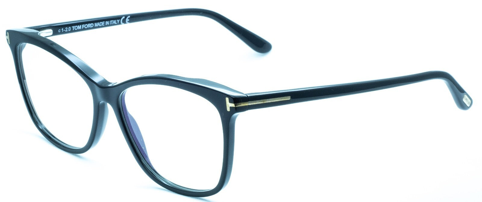 TOM FORD TF5690-B 001 55mm Blue Block Glasses Frames Eyewear RX - New BNIB Italy