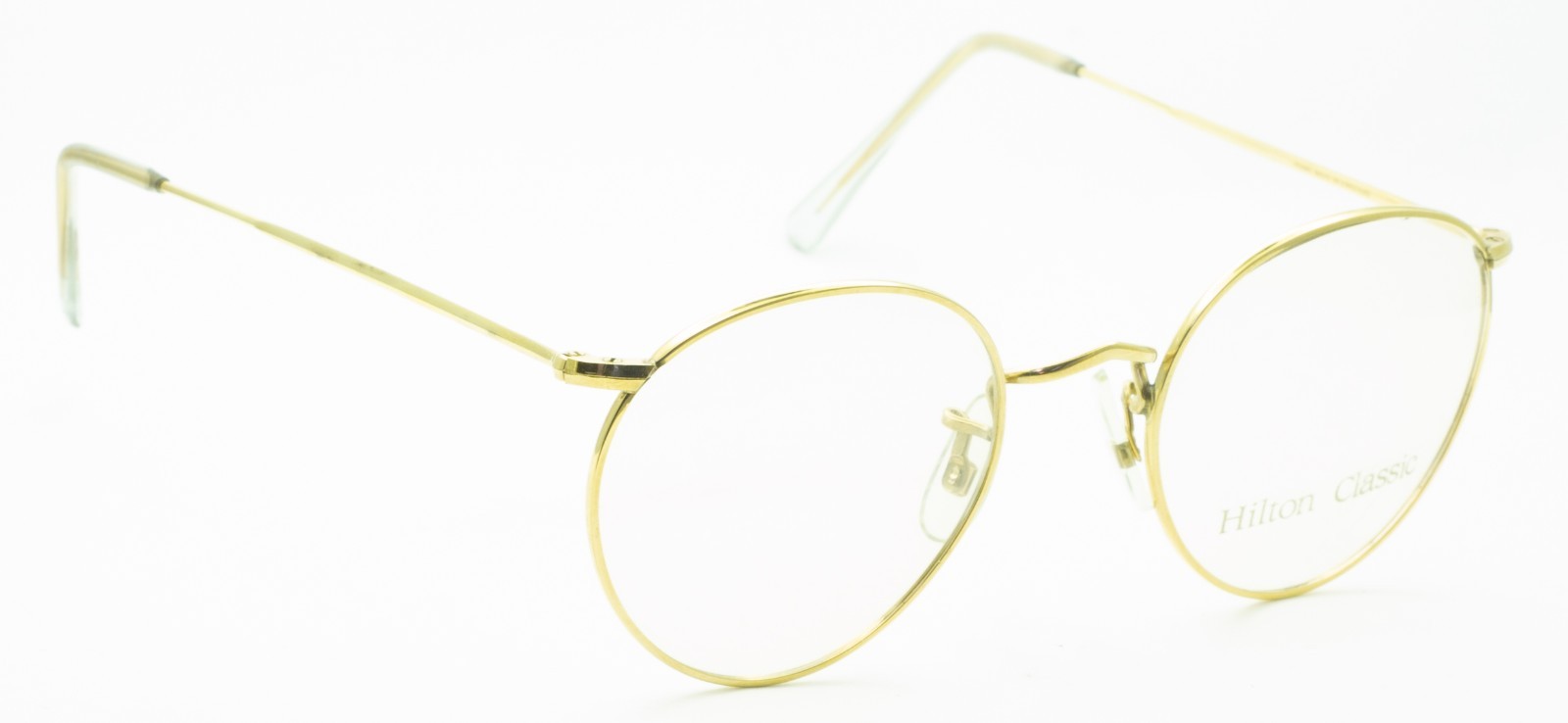 Hilton Classic 1 (SAVILE ROW) Panto Gold 47x20mm FRAMES RX Optical Glasses - NOS