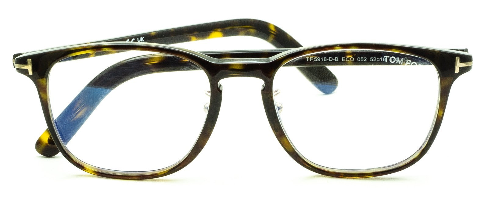 TOM FORD TF5918-D-B 052 52mm Blue Block Glasses Frames Eyewear RX - New Italy