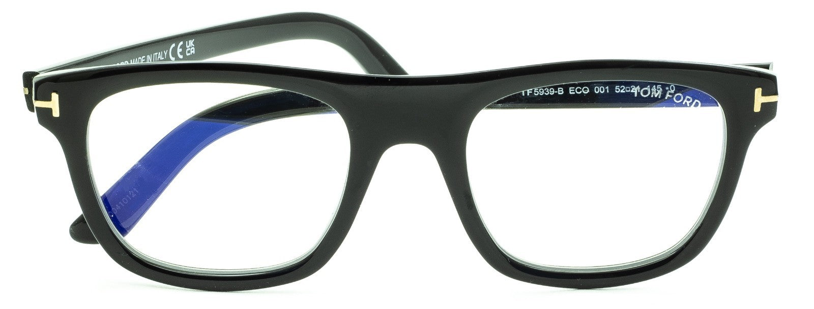TOM FORD TF 5939-B 001 52mm Eyewear FRAMES RX Optical Glasses New - Italy