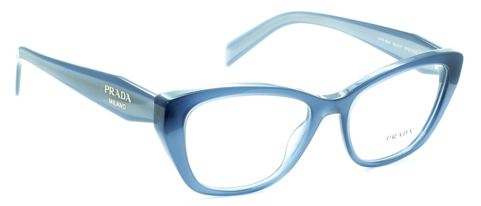 PRADA VPR 19W 07Q-1O1 53mm Eyewear FRAMES RX Optical Eyeglasses Glasses - Italy