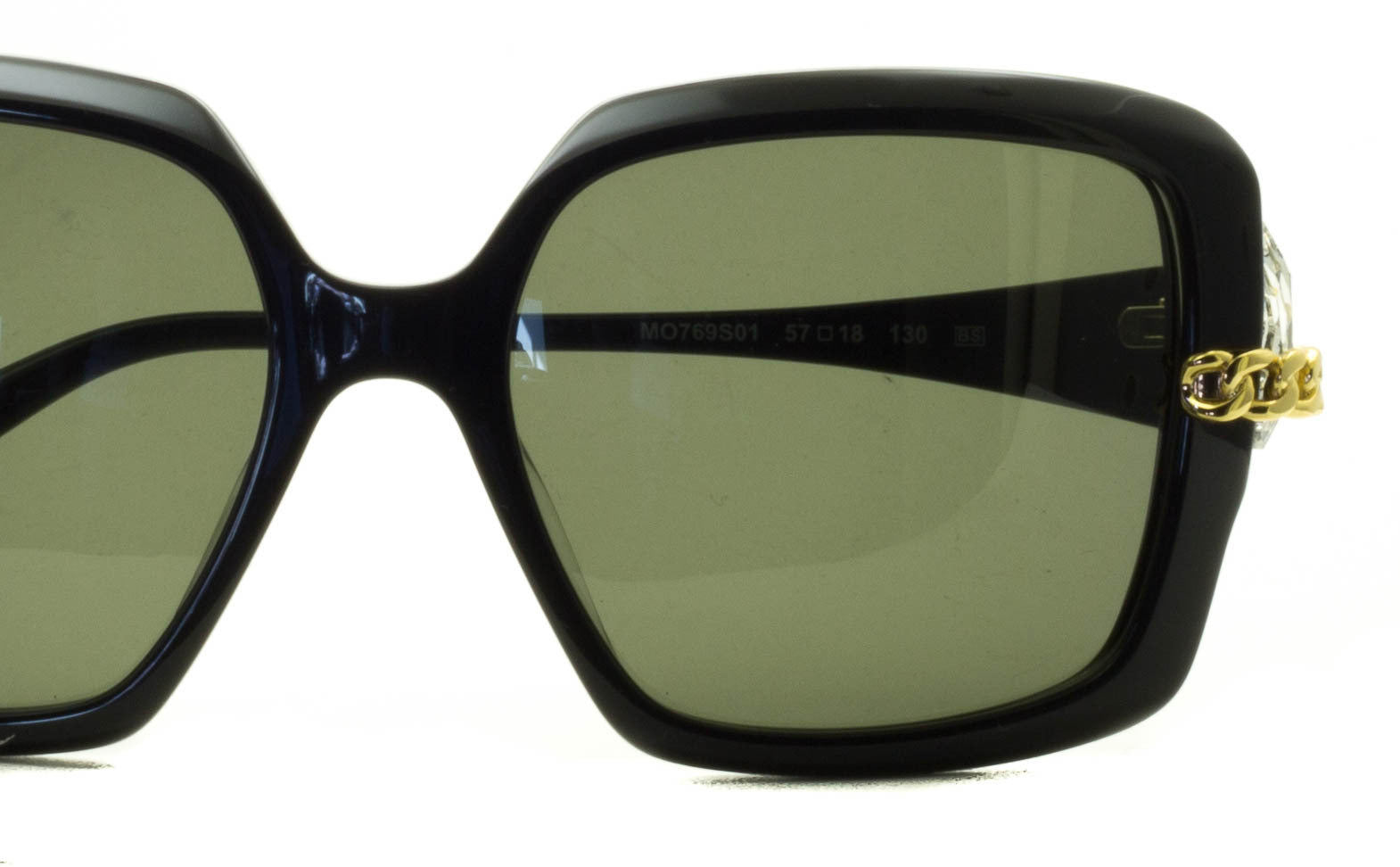 MOSCHINO MO769S01 Sunglasses Shades Black Eyewear FRAMES Glasses BNIB New Italy