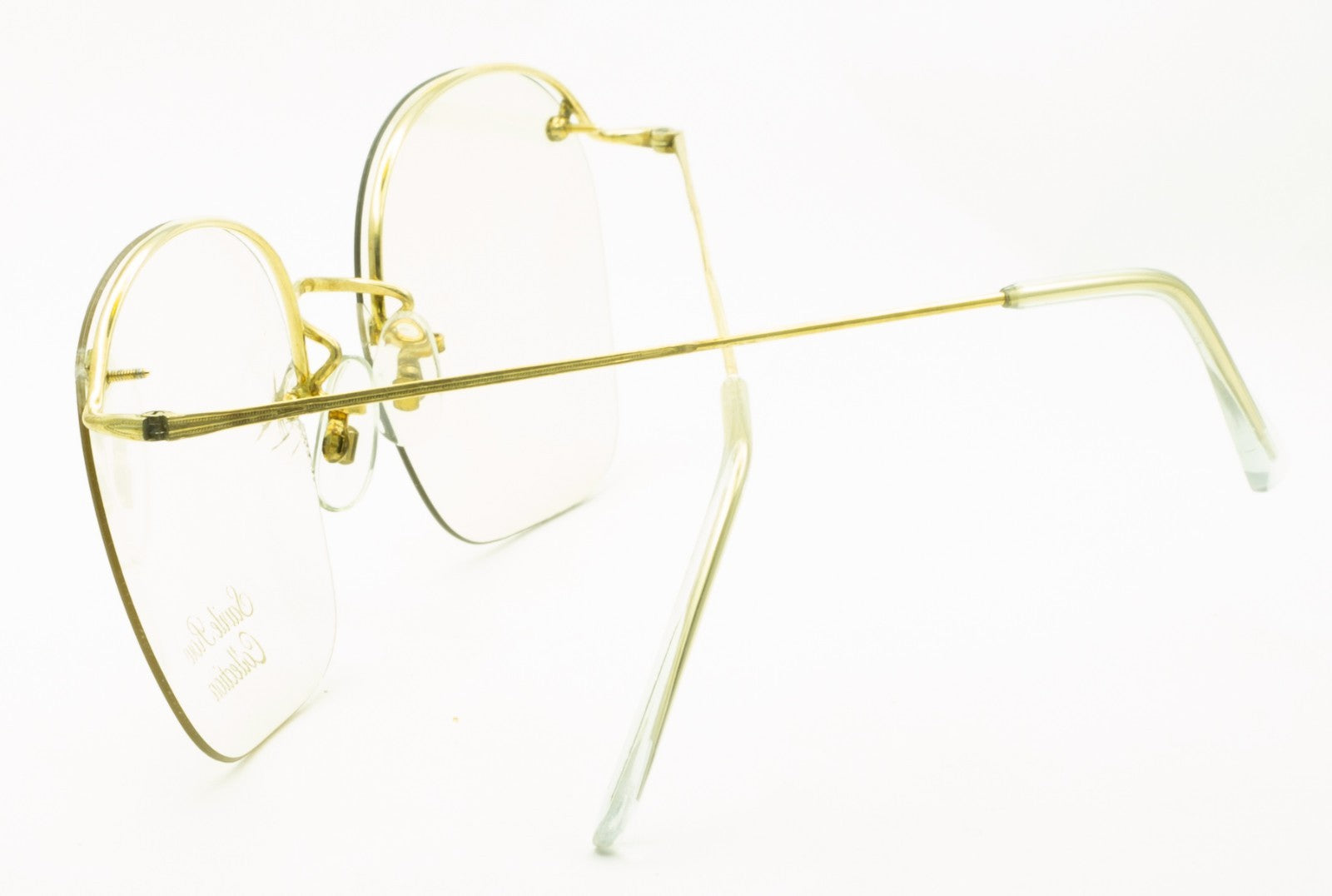 SAVILE ROW ENGLAND Rimway Gold 53x19mm Eyewear FRAMES RX Optical Eyeglasses -NOS