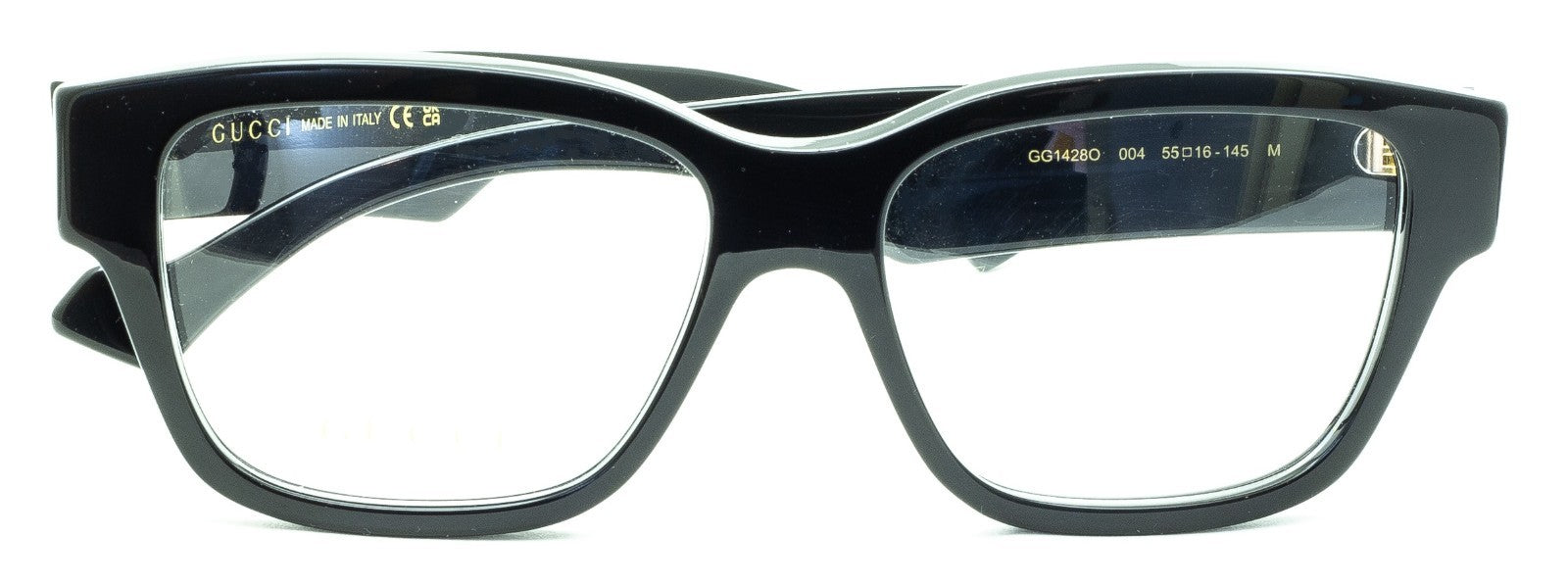 GUCCI GG1428O 004 55mm Eyewear FRAMES Glasses RX Optical Eyeglasses - New Italy