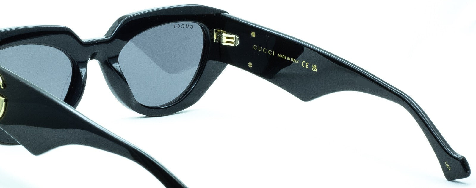 GUCCI GG1421S 001 51mm Sunglasses Designer Shades Eyewear Frames -New BNIB Italy
