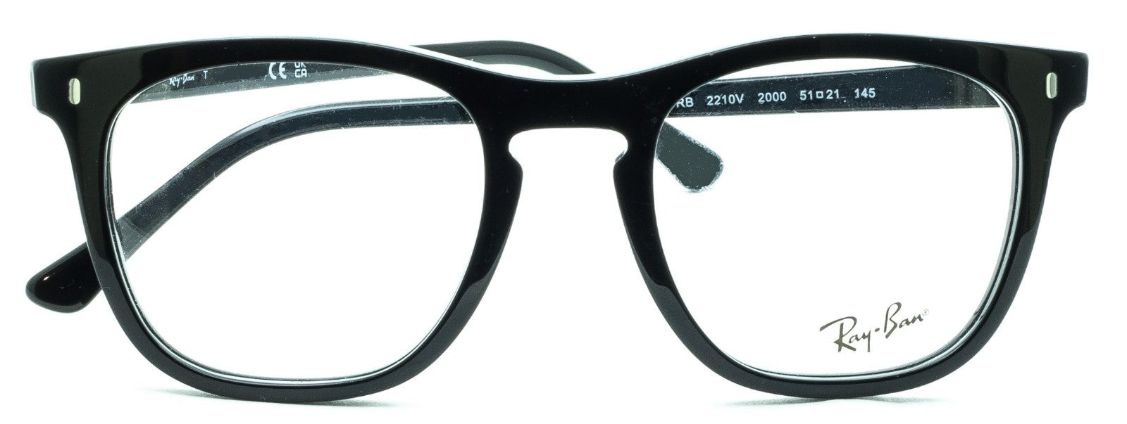 RAY BAN RB 2210V 2000 51mm FRAMES RAYBAN Glasses Eyewear RX Optical -New TRUSTED