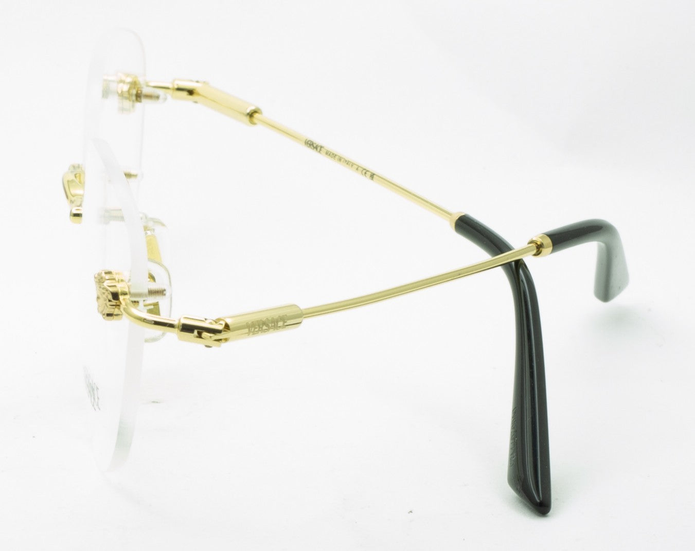 VERSACE MOD 1305 1002 55mm Eyewear FRAMES RX Optical Eyeglasses New - Italy