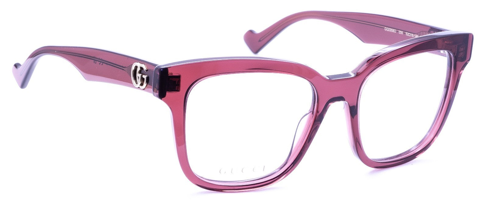 GUCCI GG 0958O 006 52mm Eyewear FRAMES Glasses RX Optical Eyeglasses New - Italy