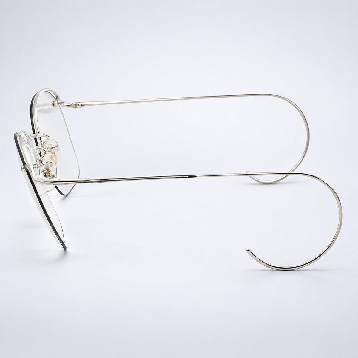 ALGHA (SAVILE ROW) Rimway Rhodium 52x18mm Eyewear FRAMES RX Optical Eyeglasses