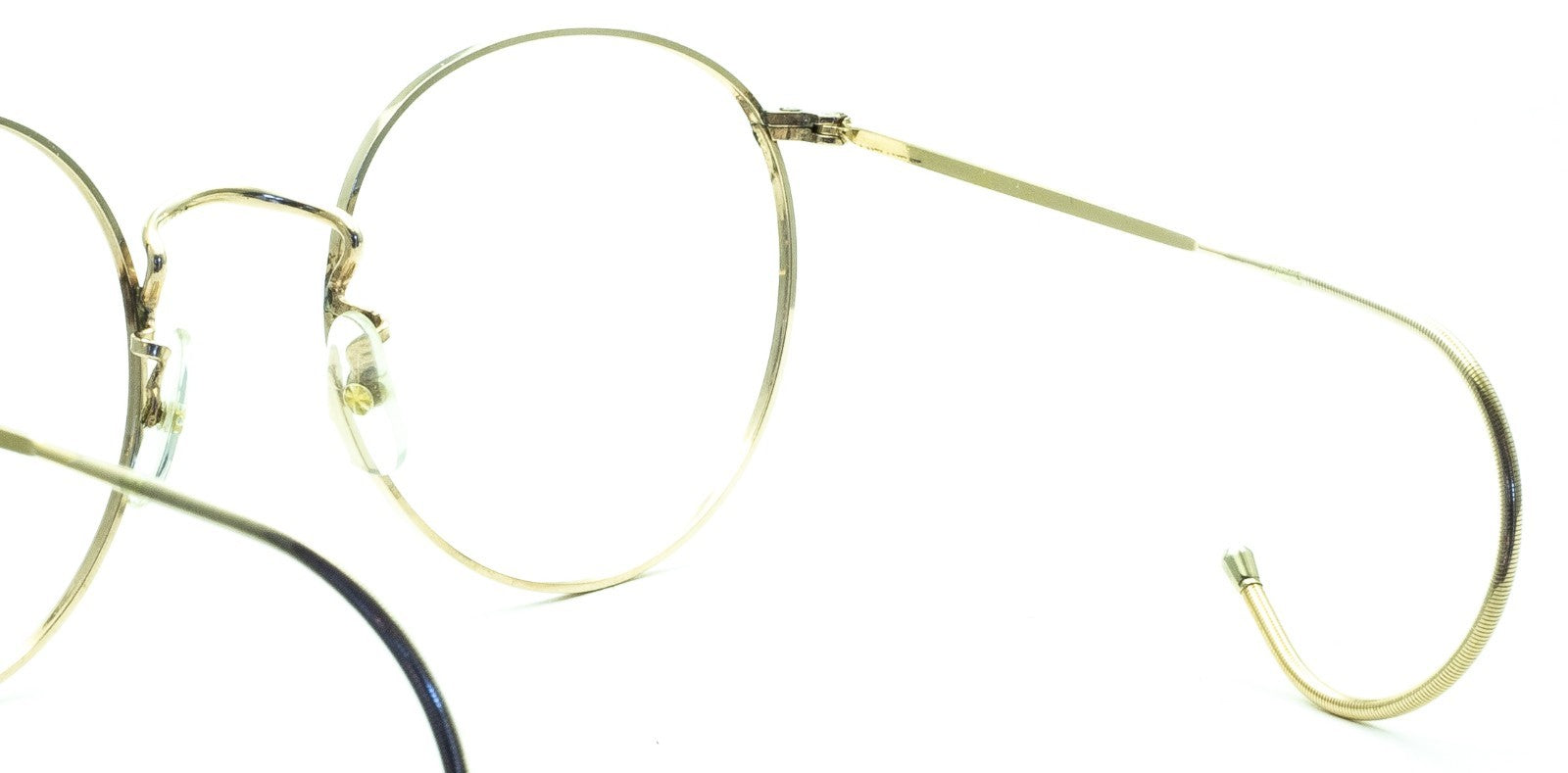 B.O.I.C. LONDON LINE (SAVILE ROW) Fairway Panto 49x20mm Gold RX Optical - NOS