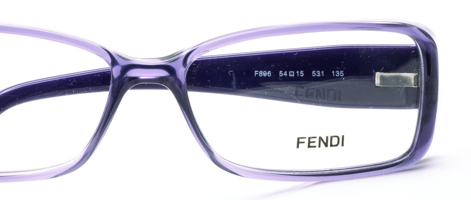 FENDI F896 531 54mm Eyewear RX Optical FRAMES Glasses Eyeglasses New BNIB Italy