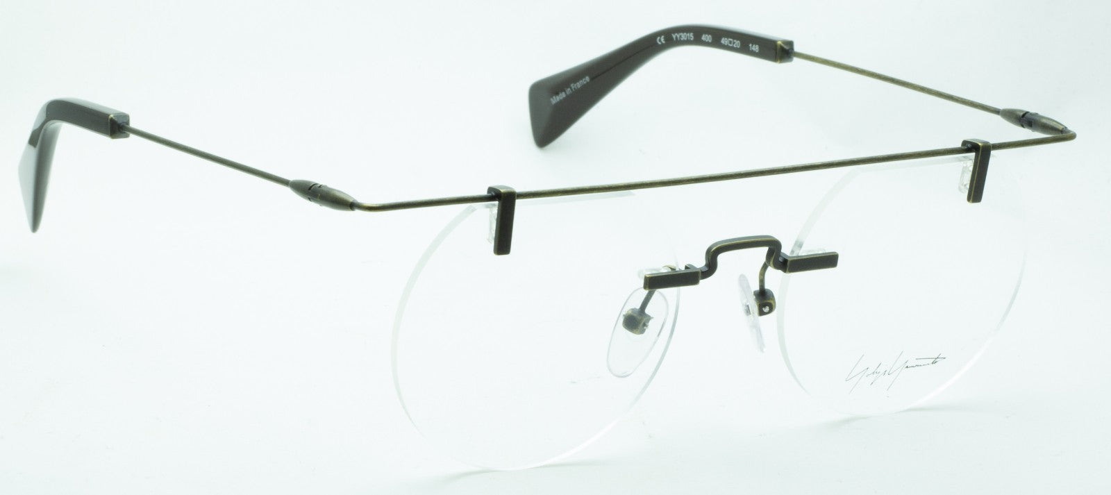 YOHJI YAMAMOTO YY3015 400 49mm Eyewear Eyeglasses Frames RX Optical - New France