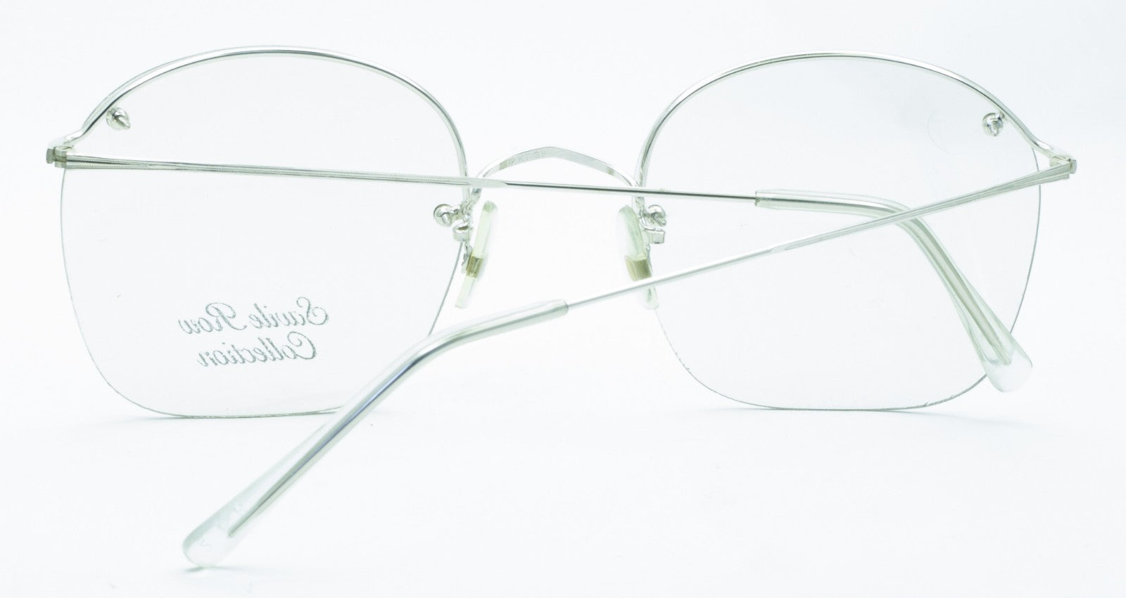 SAVILE ROW ENGLAND Rimway Rhodium 54x22mm Eyewear FRAMES RX Optical - New NOS