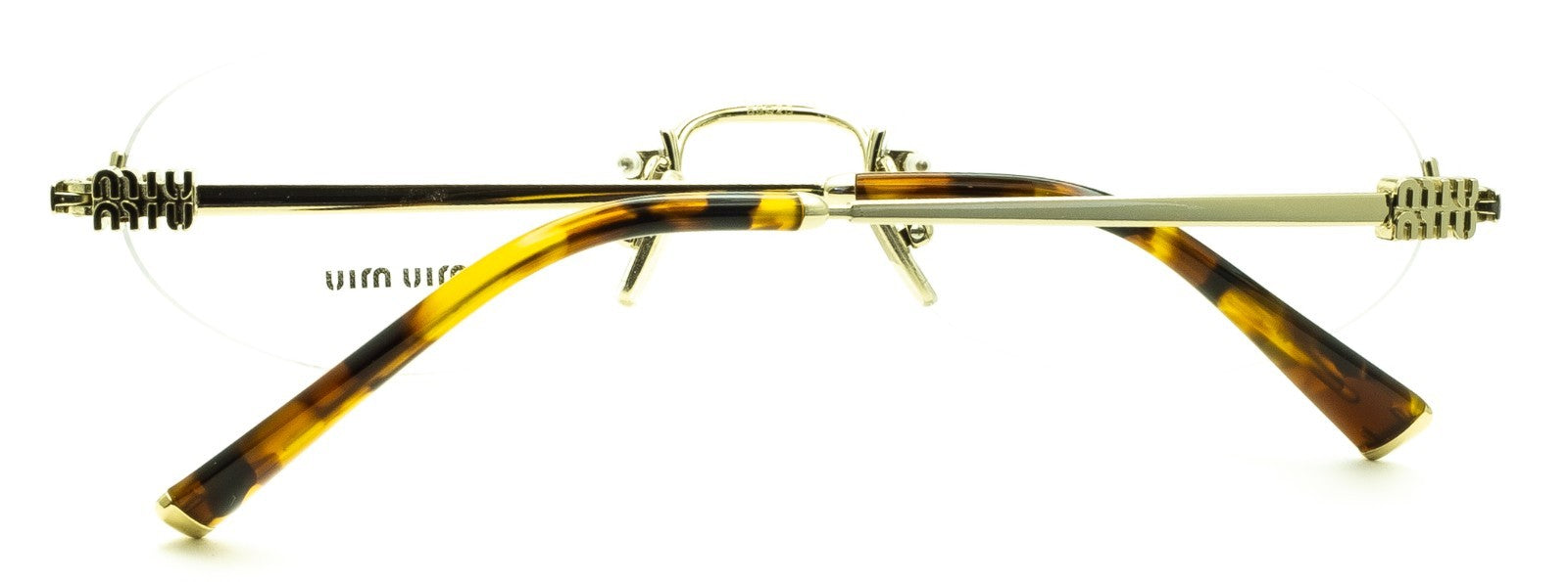 MIU MIU VMU 53W ZVN-1O1 53mm Eyewear FRAMES RX Optical Eyeglasses Glasses- Italy