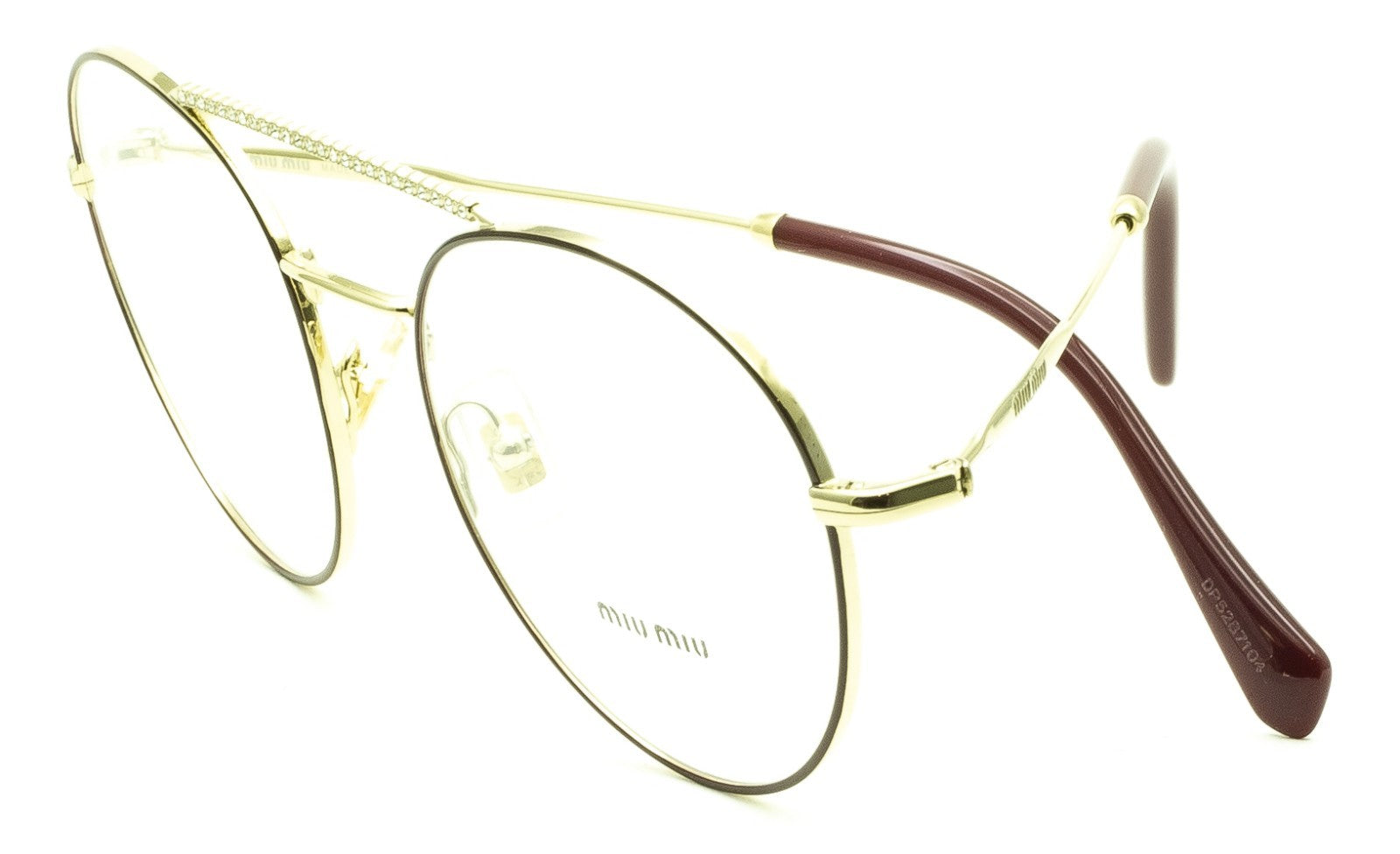 MIU MIU VMU 51R R1J-1O1 52mm Eyewear FRAMES RX Optical Eyeglasses Glasses- Italy