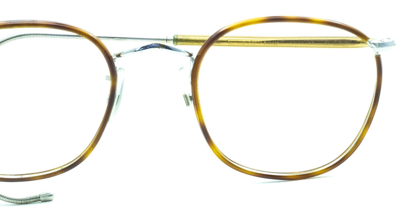 ALGHA (SAVILE ROW) Quadra Rhodium Blond 48x22mm Frames RX Optical Glasses - New