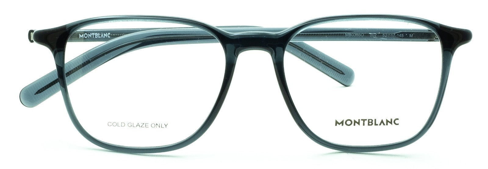MONT BLANC MB0386O 002 52mm Eyewear FRAMES RX Optical Glasses Eyeglasses - Italy