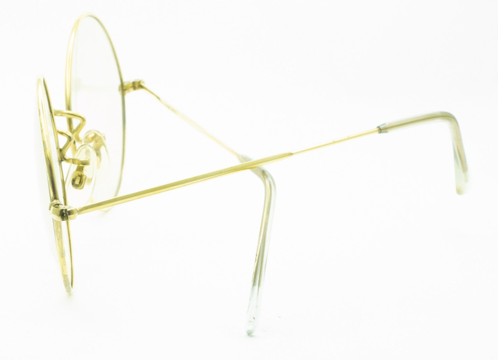 Hilton Classic 2 (SAVILE ROW) Round Gold 48x22mm FRAMES RX Optical Glasses - NOS