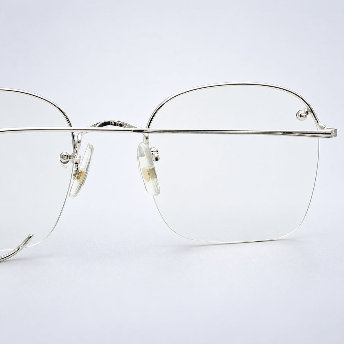 SAVILE ROW ENGLAND Rimway Rhodium 52x20mm Eyewear FRAMES RX Optical Eyeglasses