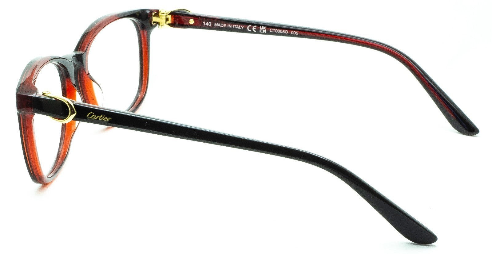 CARTIER C Decor CT0008O 005 54mm Eyewear FRAMES RX Optical Glasses - New Italy