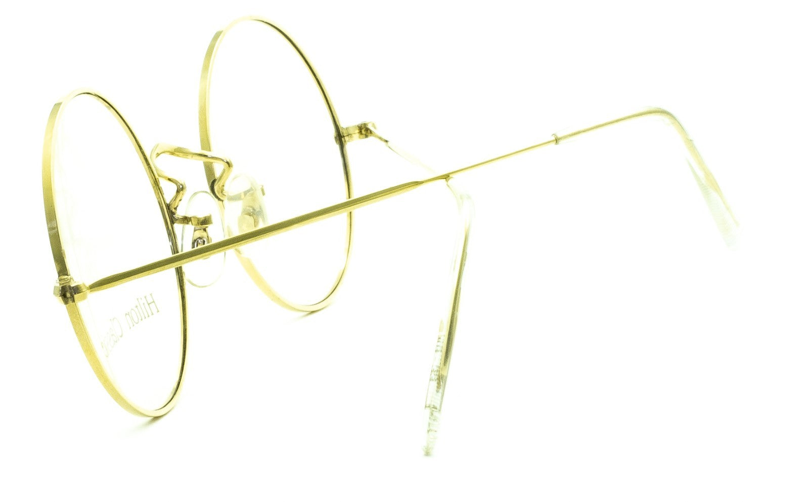 Hilton Classic 2 (SAVILE ROW) Round Gold 49x22mm FRAMES RX Optical Glasses - NOS