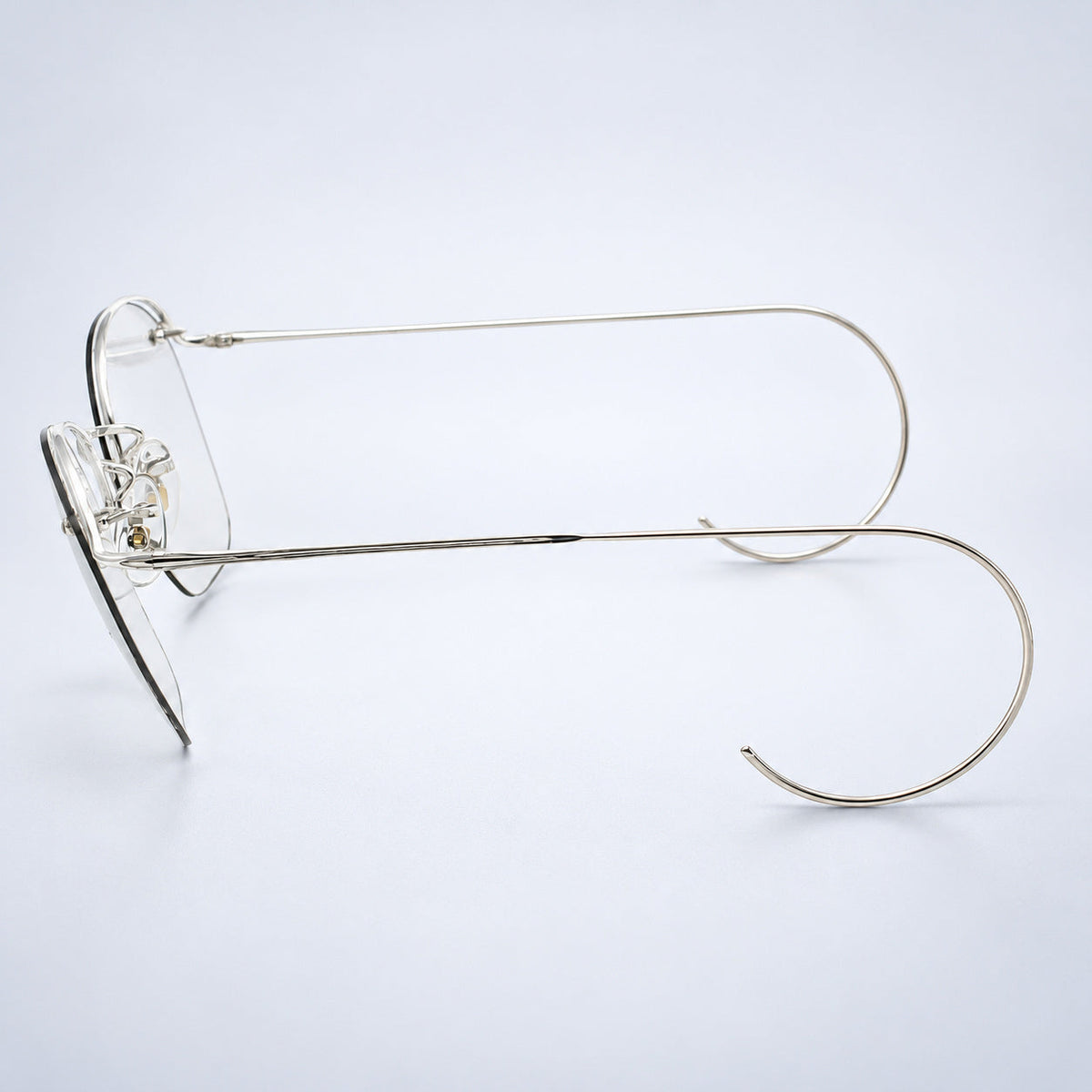 SAVILE ROW ENGLAND Rimway Rhodium 52x20mm Eyewear FRAMES RX Optical Eyeglasses