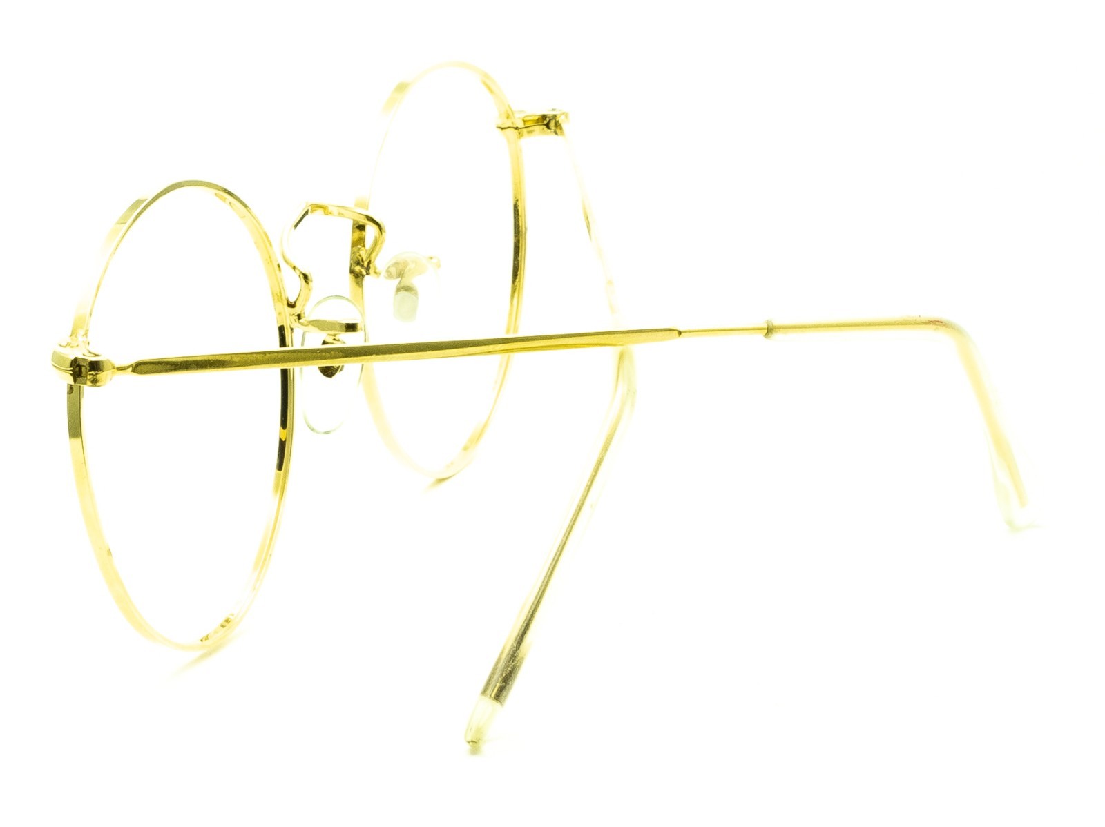 B.O.I.C. (SAVILE ROW) ENGLAND Gold 49x22mm PANTO Frames RX Optical EyeglassesNOS