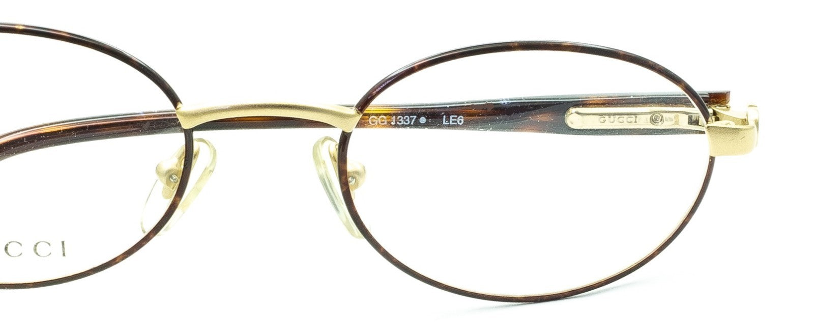 GUCCI GG 1337 LE6 50mm Vintage Eyewear FRAMES RX Optical Eyeglasses - New Italy