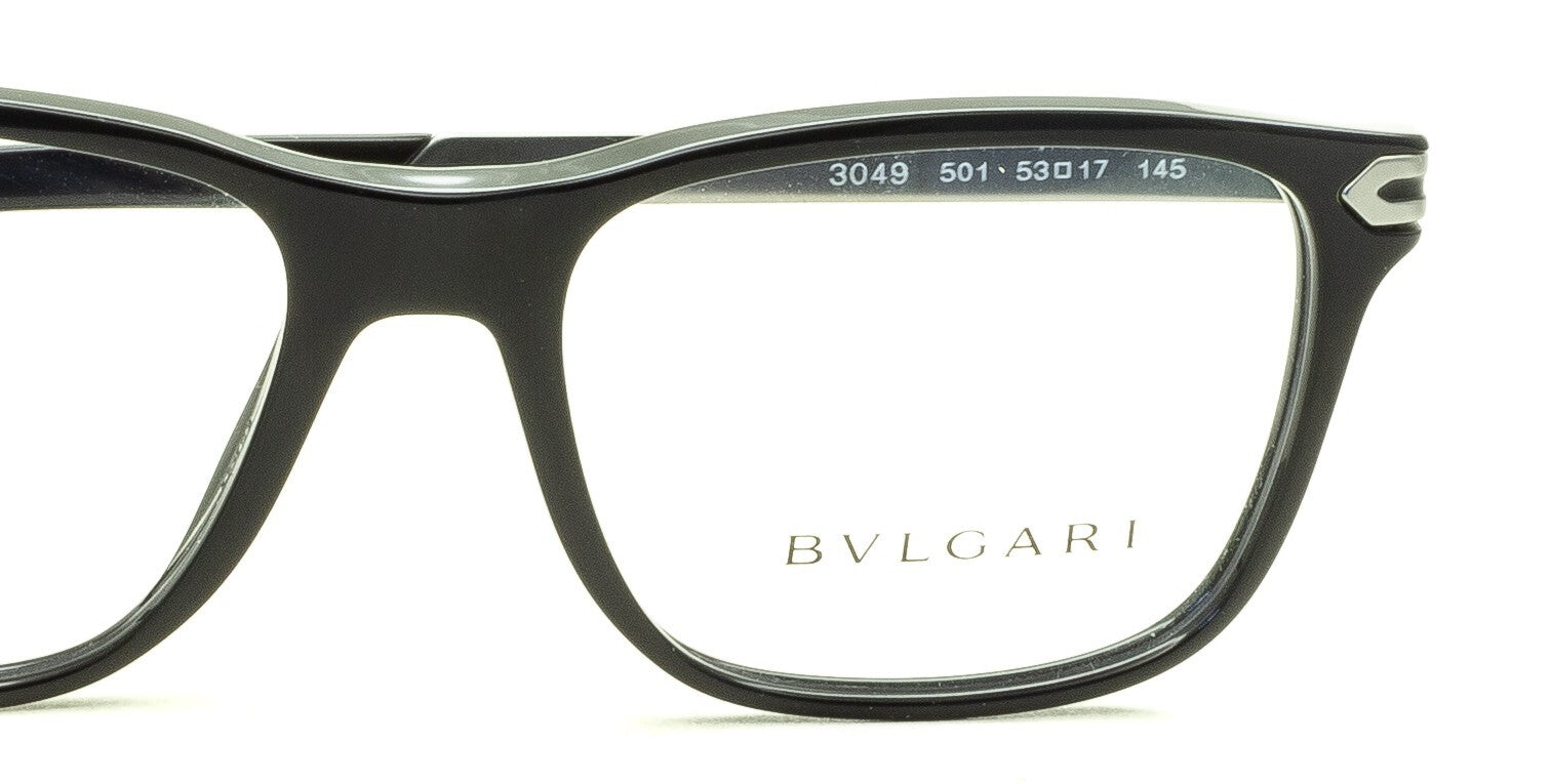 BVLGARI 3049 501 53mm Eyewear FRAMES RX Optical Glasses Eyeglasses New - Italy