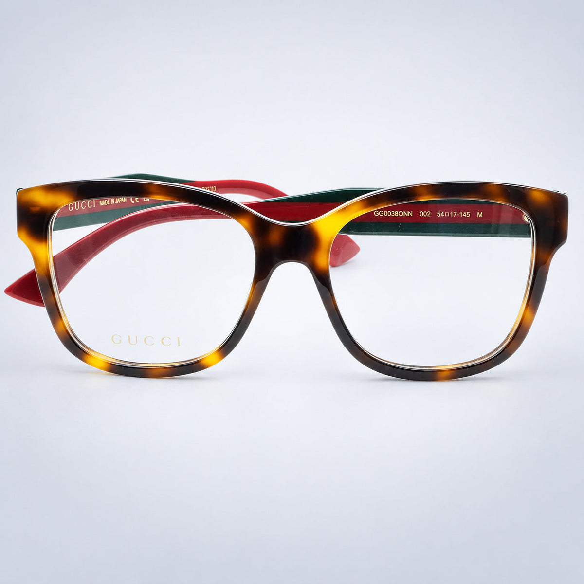 GUCCI GG 0038ONN 002 54mm Eyewear FRAMES Glasses RX Optical Eyeglasses New Japan