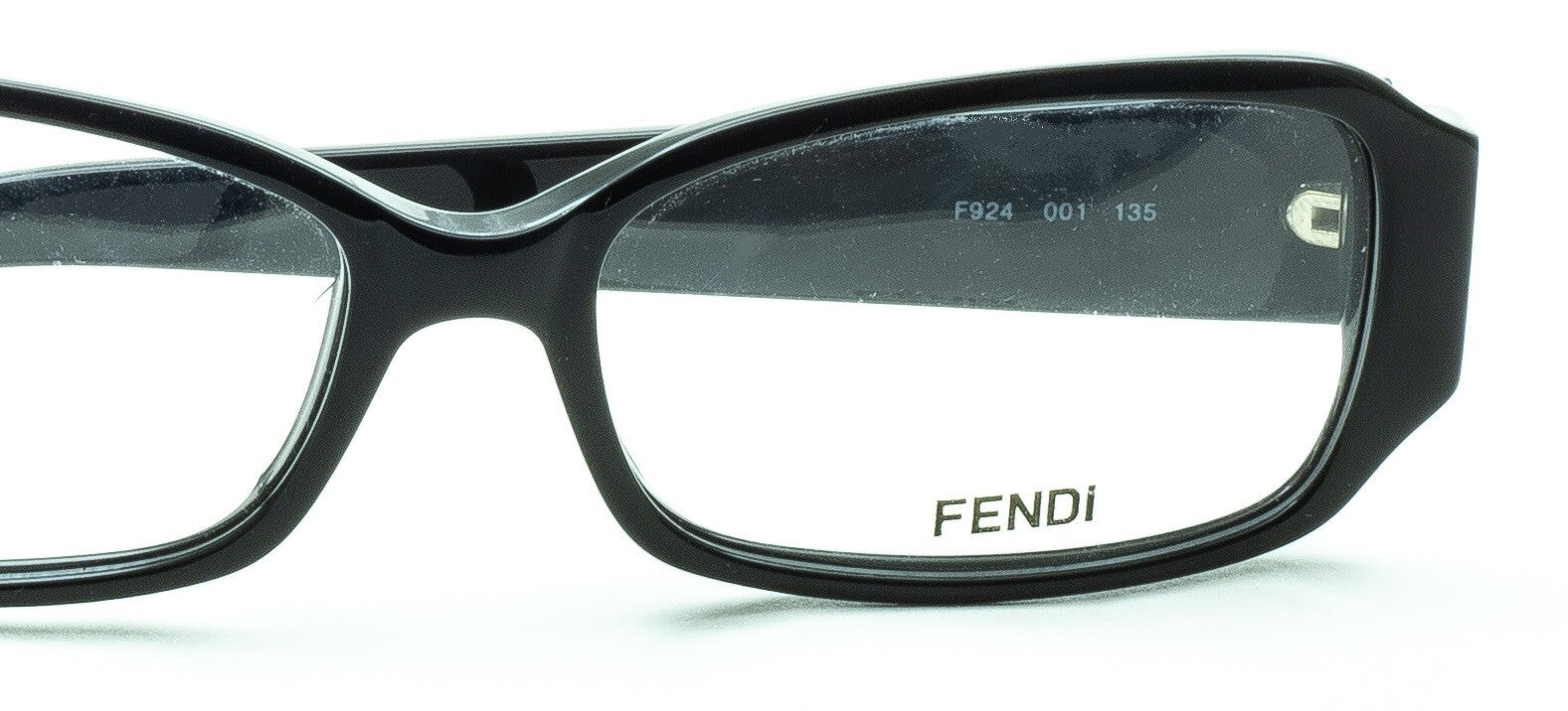 FENDI F924 001 52mm Eyewear RX Optical FRAMES Glasses Eyeglasses New BNIB Italy