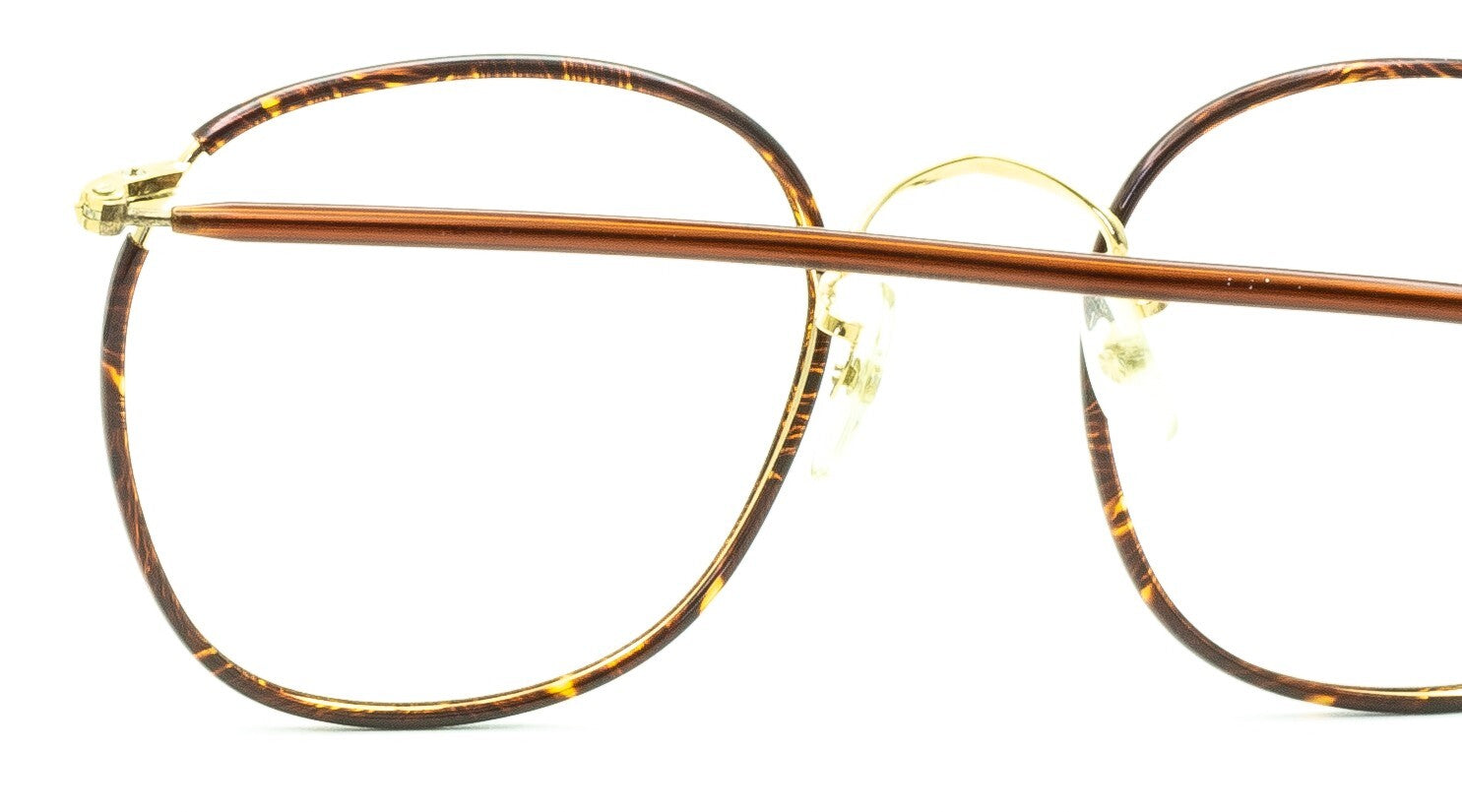 B.O.I.C.(SAVILE ROW) Quadra Gold 52x22mm Frames RX Optical Eyeglasses GlassesNOS