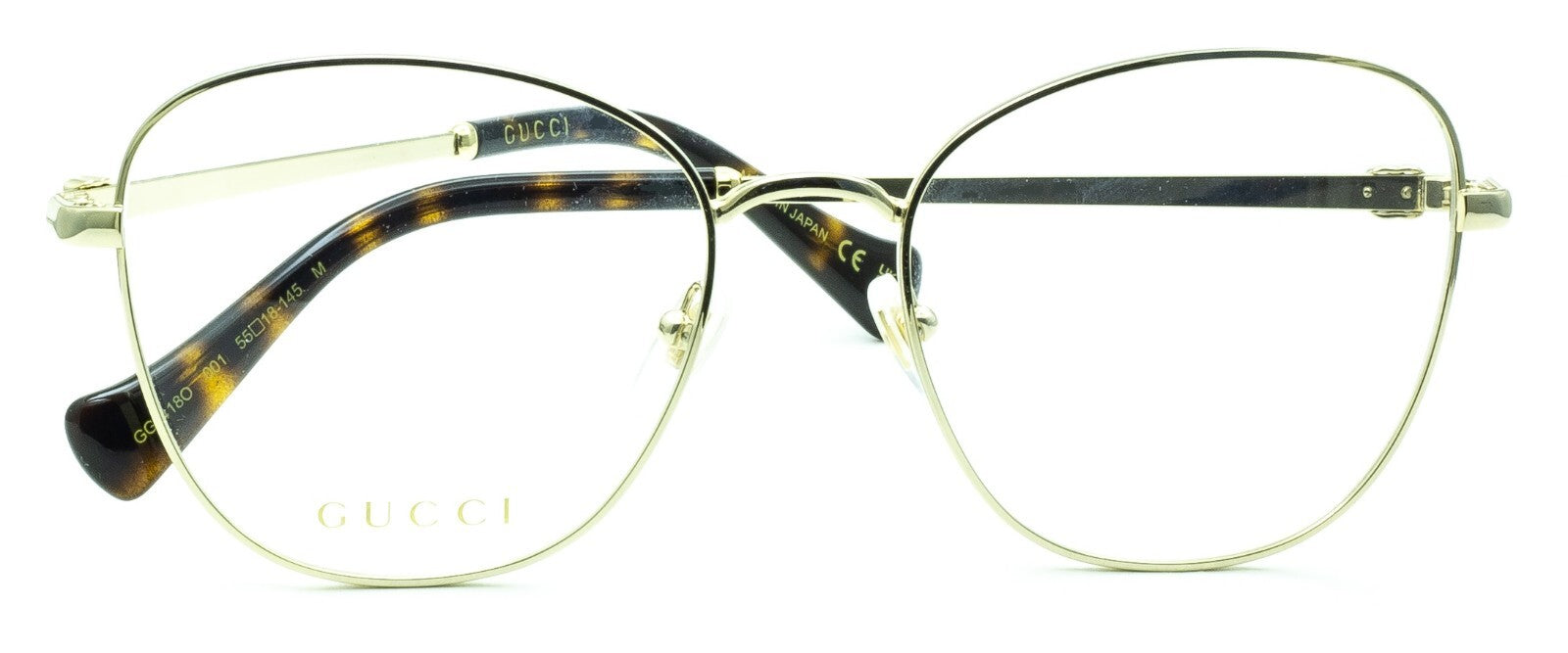 GUCCI GG 1418O 001 55mm Eyewear FRAMES Glasses RX Optical Eyeglasses - New Japan