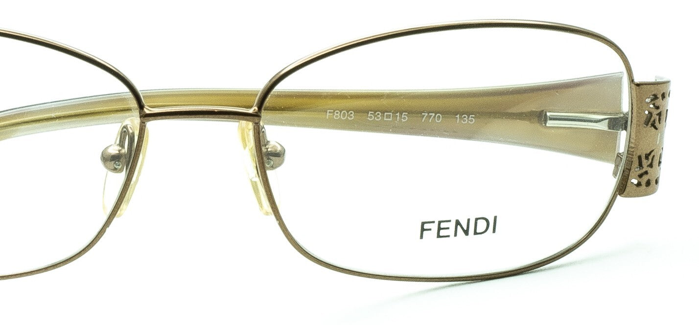 FENDI F803 770 53mm Eyewear RX Optical FRAMES Glasses Eyeglasses New - Italy