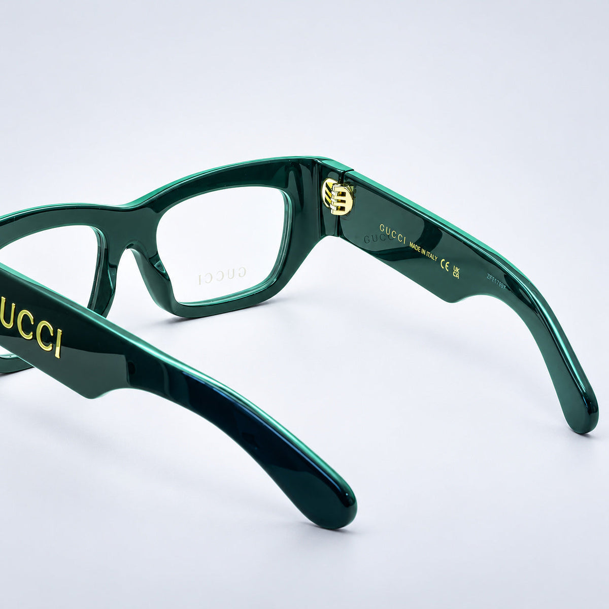 GUCCI GG 1297O 002 53mm Eyewear FRAMES Glasses RX Optical Eyeglasses New - Italy